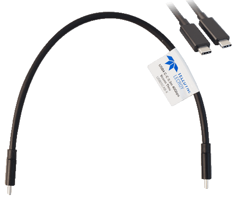 USB25CAB-X - USB4 40Gb Type-C to Type-C Functional Test Un-Marked cable; (special USB-C; 0.3m cable with Vconn pass-through for validating Type-C compliance)